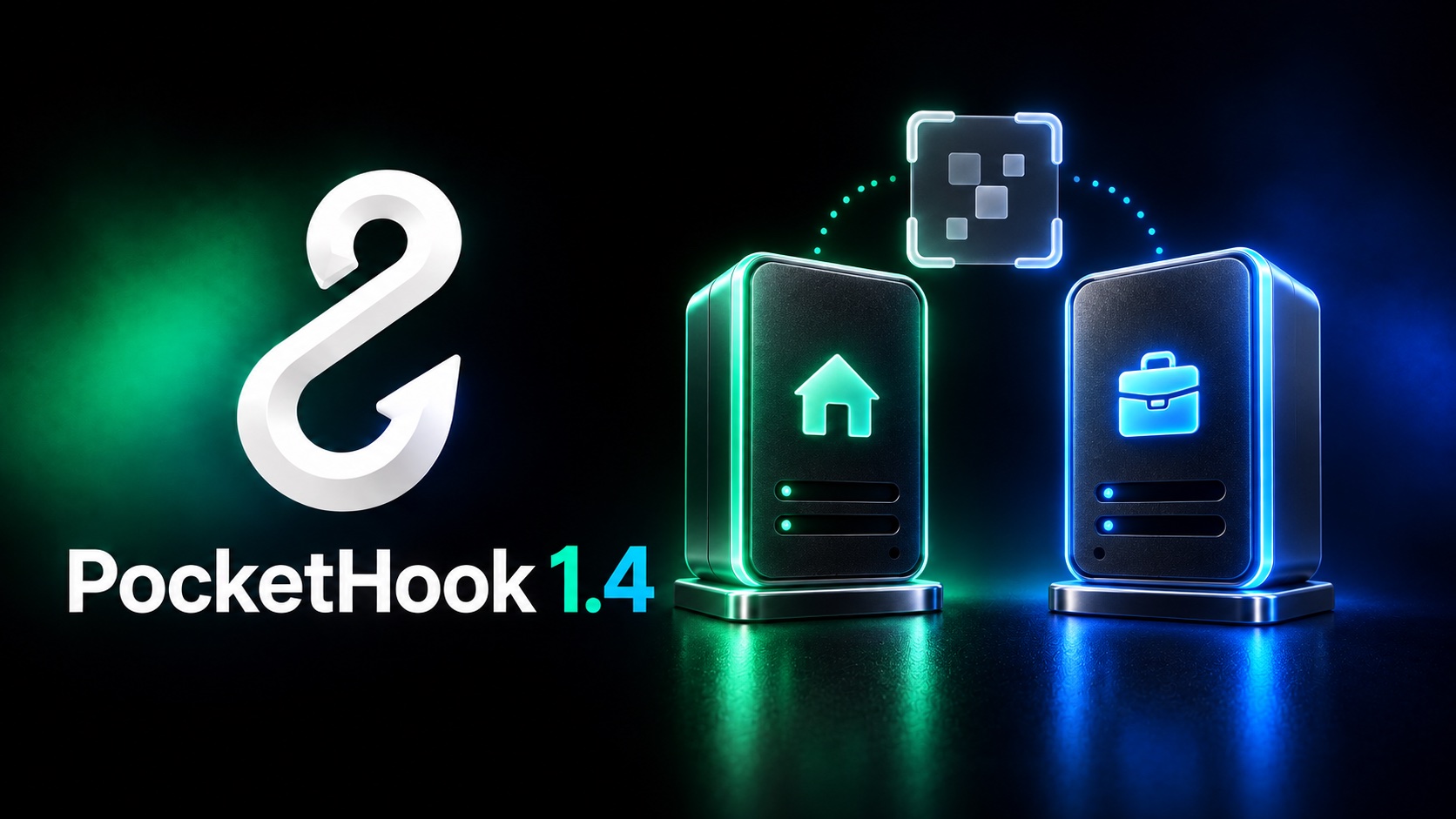 PocketHook 1.4: tus servidores, tu estilo